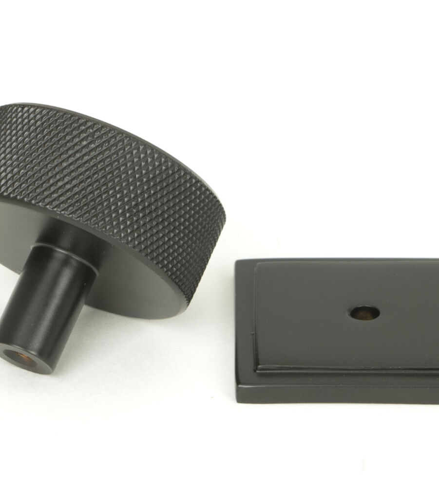 From The Anvil Aged Bronze Brompton Cabinet Knob - 38mm (Square) - Image 4