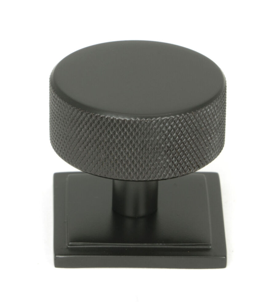 From The Anvil Aged Bronze Brompton Cabinet Knob - 38mm (Square)