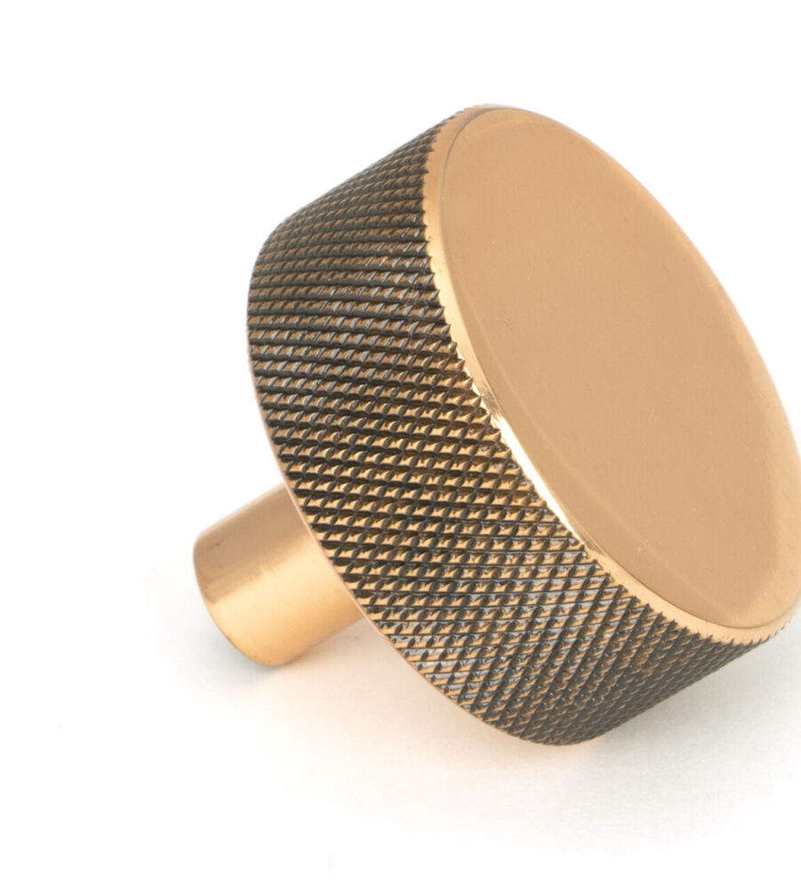 From The Anvil Polished Bronze Brompton Cabinet Knob - 38mm (No rose) - Image 3