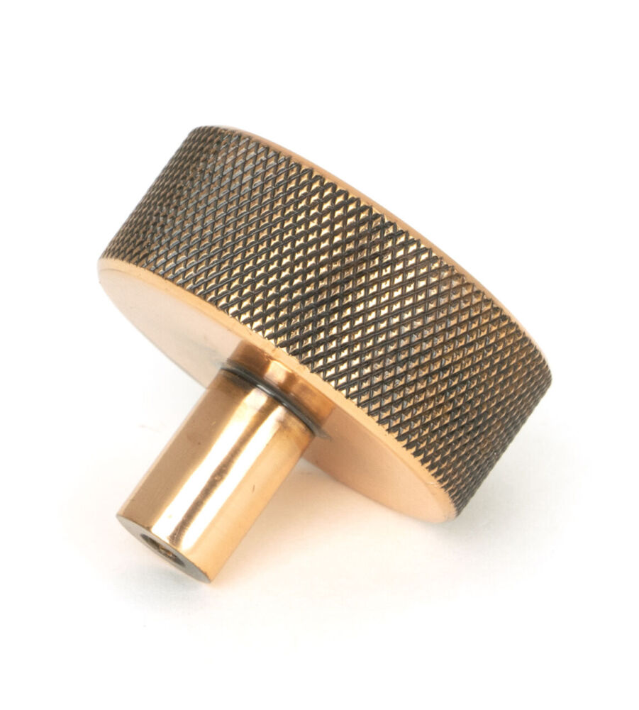 From The Anvil Polished Bronze Brompton Cabinet Knob - 38mm (No rose) - Image 4
