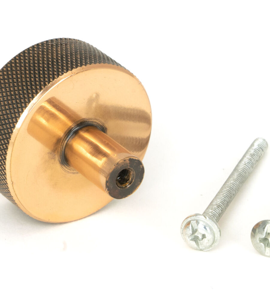 From The Anvil Polished Bronze Brompton Cabinet Knob - 38mm (No rose) - Image 5