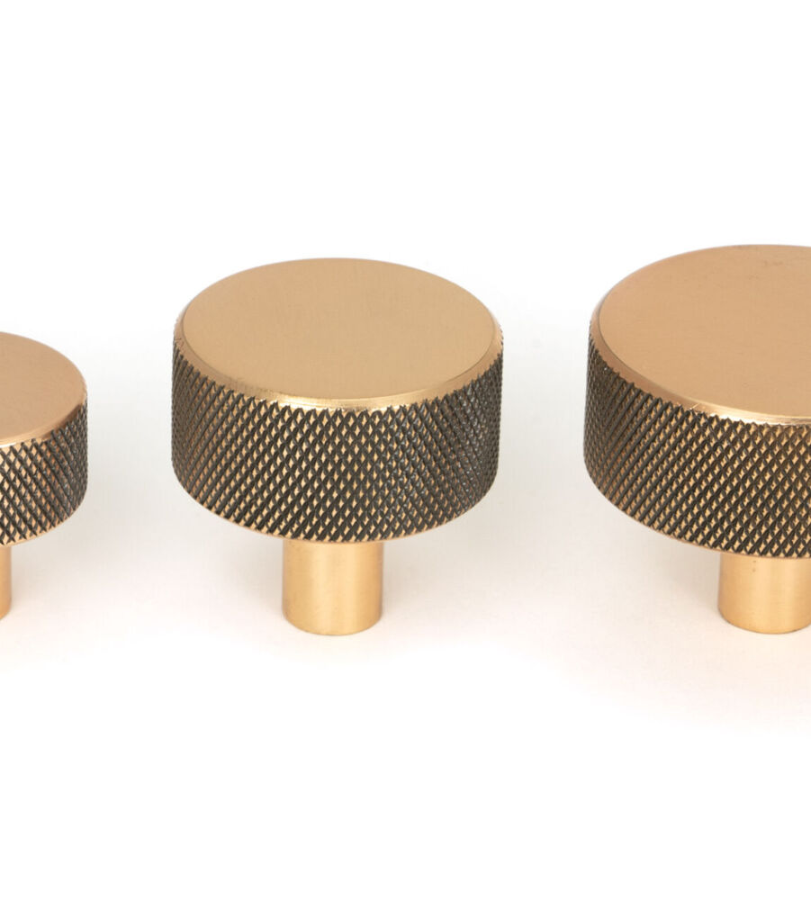 From The Anvil Polished Bronze Brompton Cabinet Knob - 38mm (No rose) - Image 6