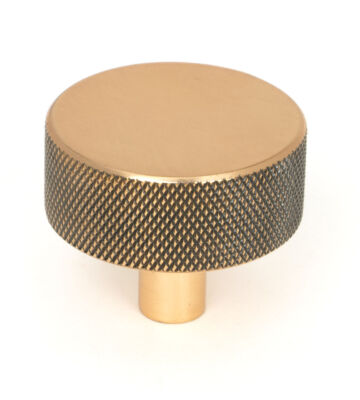 From The Anvil Polished Bronze Brompton Cabinet Knob – 38mm (No rose)