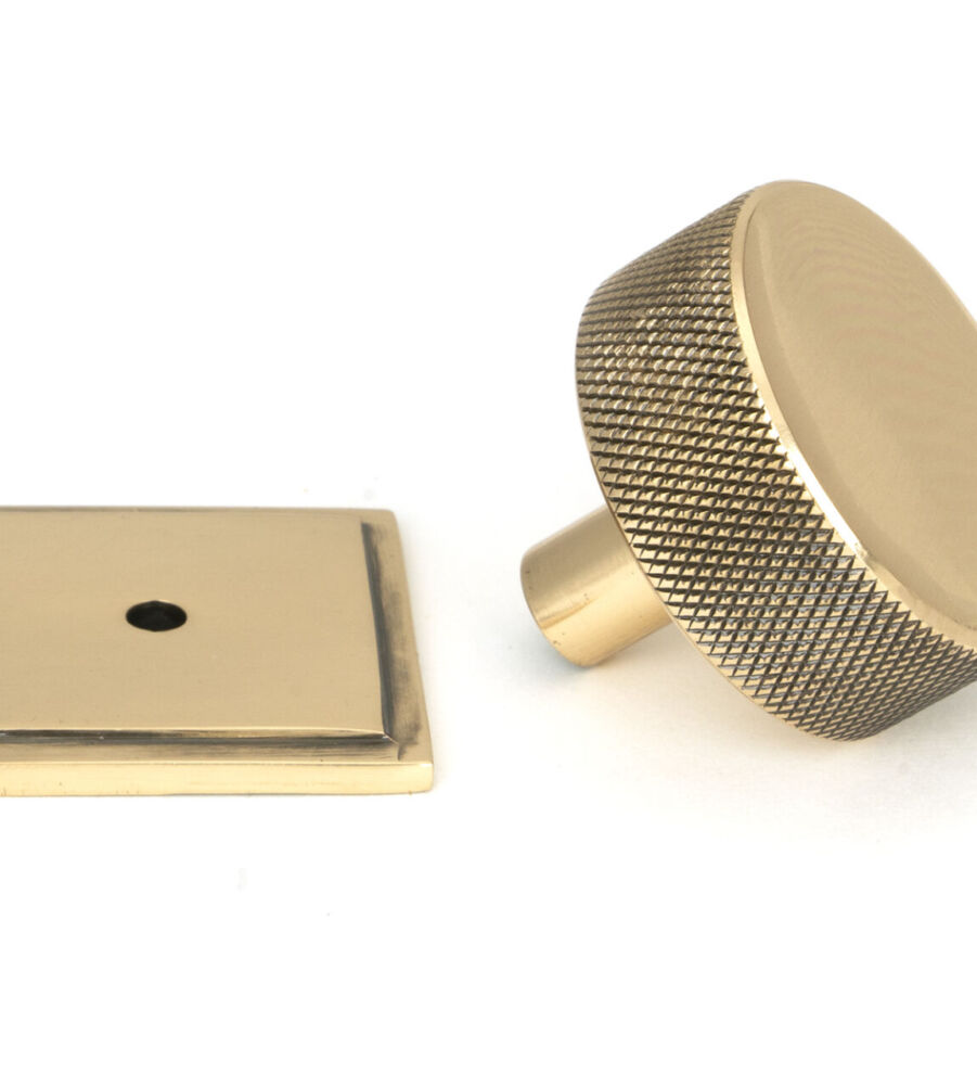 From The Anvil Polished Bronze Brompton Cabinet Knob - 38mm (Square) - Image 3