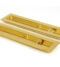 From The Anvil Polished Brass 250mm Plain Rectangular Pull - Privacy Set