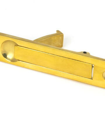 From The Anvil Polished Brass 125mm x 25mm Edge Pull