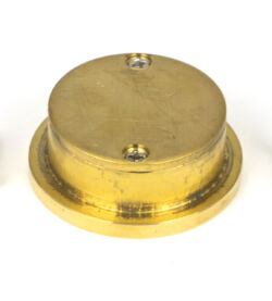 From The Anvil Polished Brass 34mm Round Finger Edge Pull - Image 3