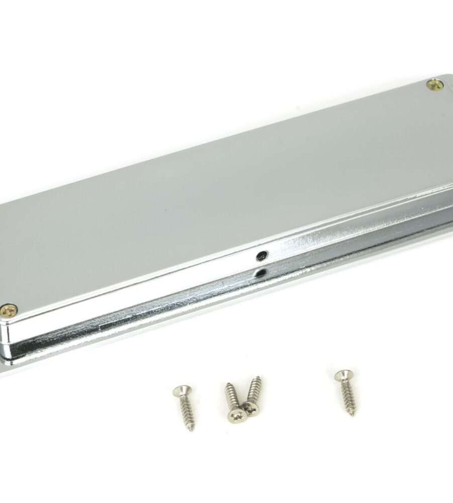 From The Anvil Polished Chrome 175mm Art Deco Rectangular Pull - Image 3