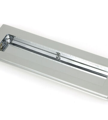 From The Anvil Polished Chrome 175mm Art Deco Rectangular Pull