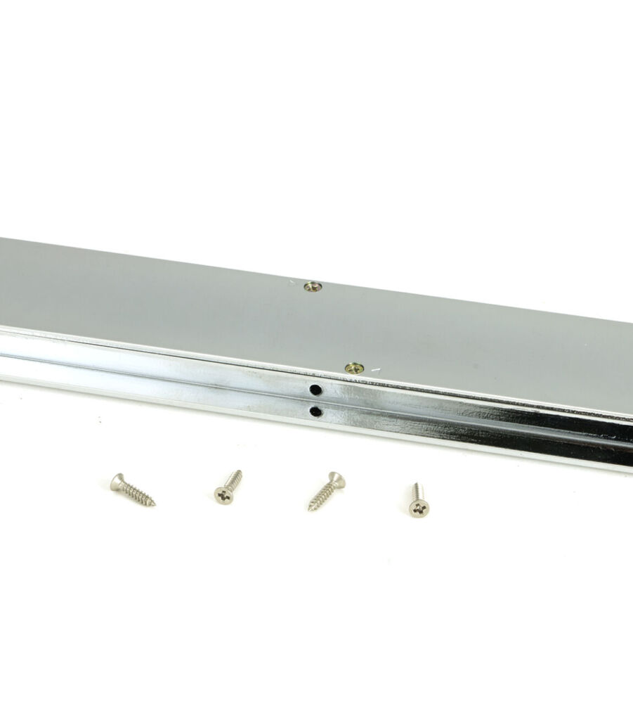 From The Anvil Polished Chrome 250mm Art Deco Rectangular Pull - Image 3