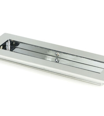 From The Anvil Polished Chrome 175mm Plain Rectangular Pull