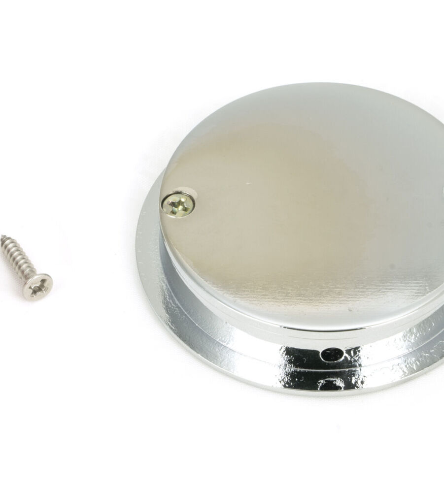 From The Anvil Polished Chrome 60mm Art Deco Round Pull - Image 3