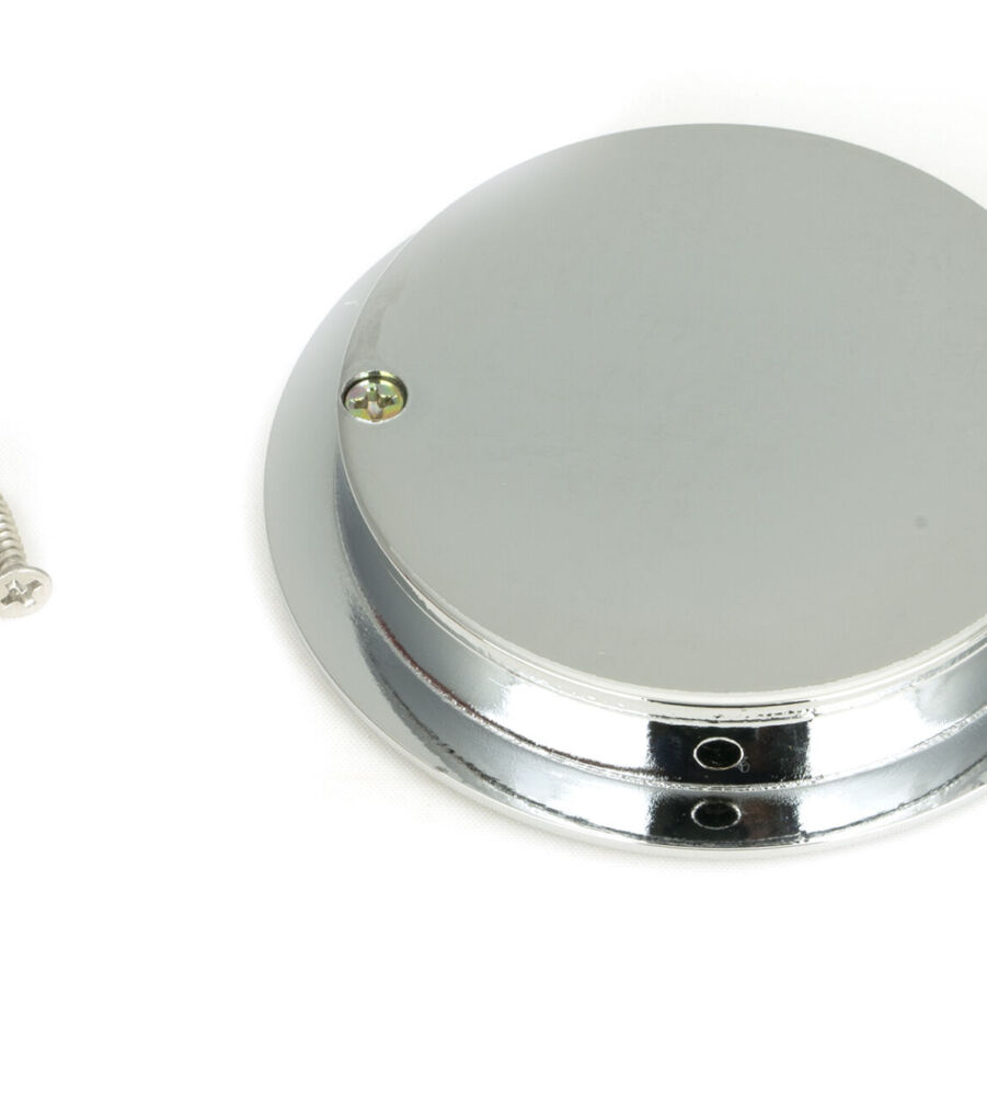 From The Anvil Polished Chrome 75mm Art Deco Round Pull - Image 3