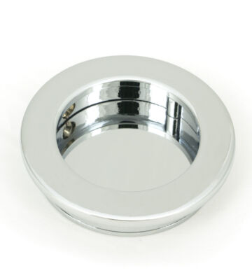 From The Anvil Polished Chrome 60mm Plain Round Pull