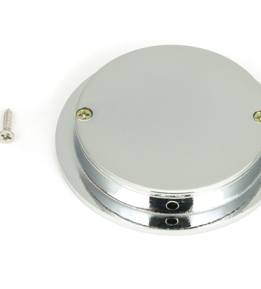 From The Anvil Polished Chrome 75mm Plain Round Pull - Image 3