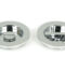 From The Anvil Polished Chrome 75mm Plain Round Pull - Privacy Set