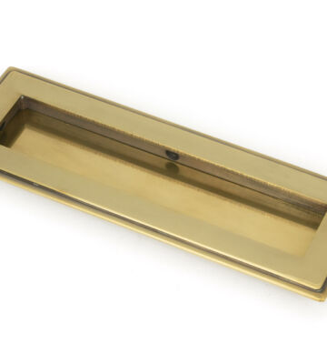 From The Anvil Aged Brass 175mm Art Deco Rectangular Pull