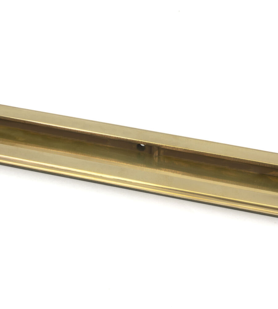 From The Anvil Aged Brass 250mm Art Deco Rectangular Pull