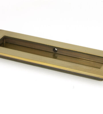 From The Anvil Aged Brass 175mm Plain Rectangular Pull