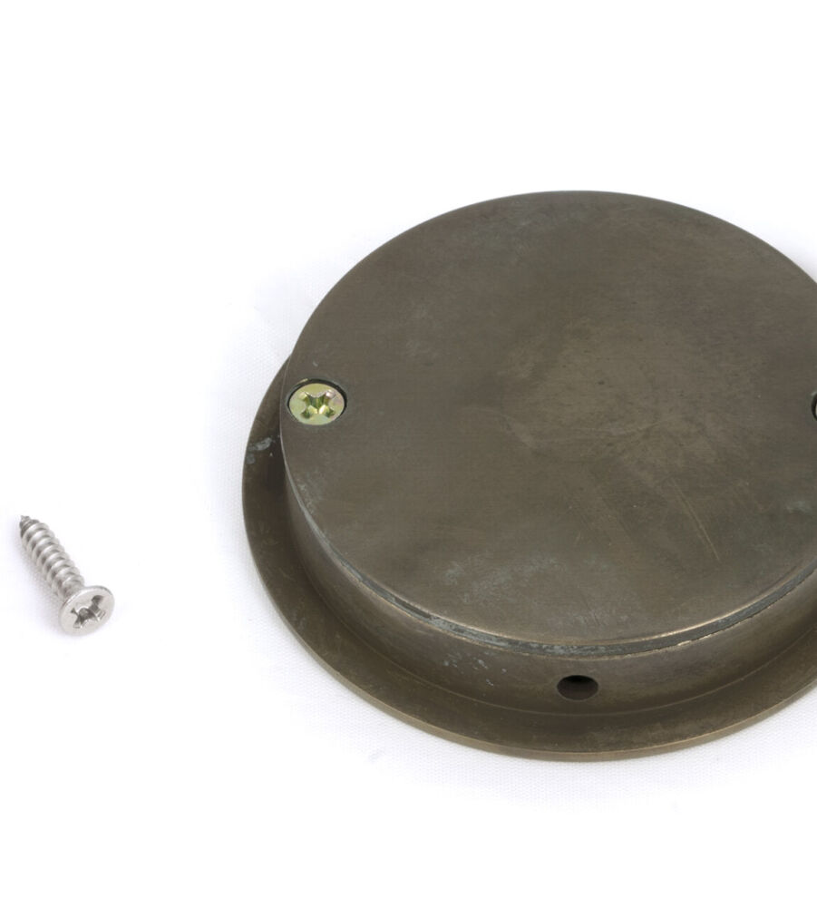 From The Anvil Aged Brass 60mm Art Deco Round Pull - Image 3