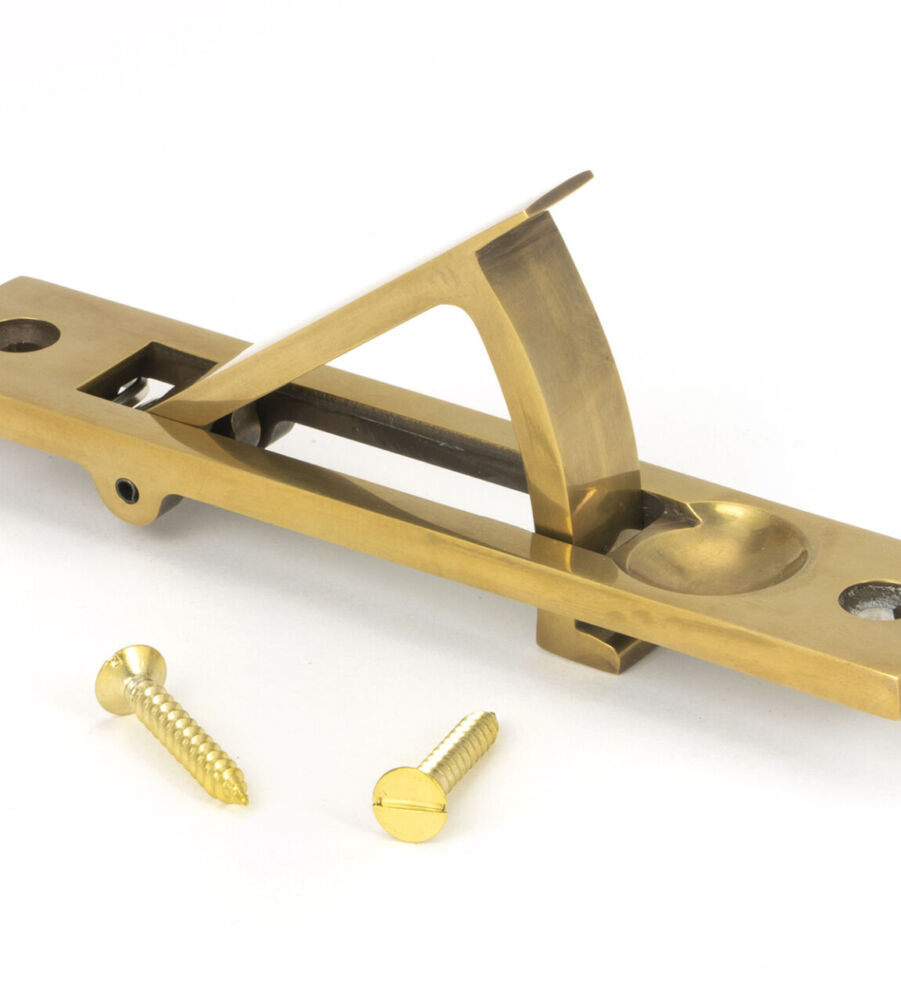 From The Anvil Aged Brass 125mm x 25mm Edge Pull - Image 5