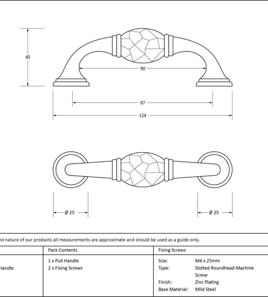 From The Anvil Black 5" Hammered D Handle - Image 2