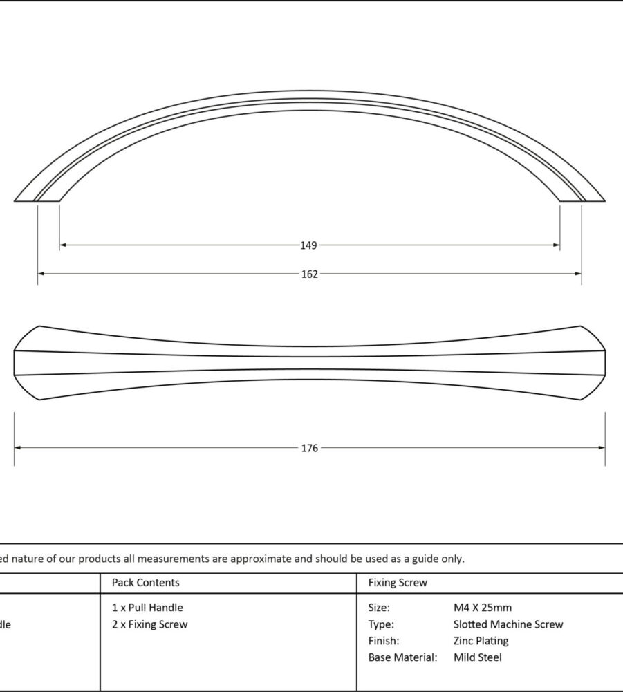 From The Anvil Black 7" Shell Pull Handle - Image 2