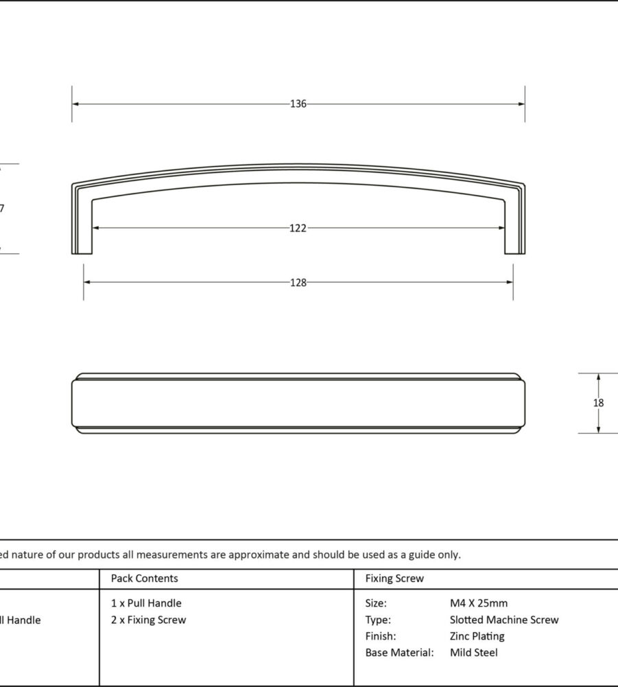 From The Anvil Beeswax 5 1/2" Ribbed Pull Handle - Image 2