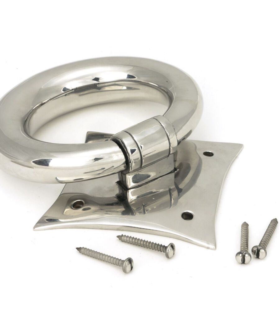 From The Anvil Polished Marine SS (316) Ring Door Knocker - Image 4