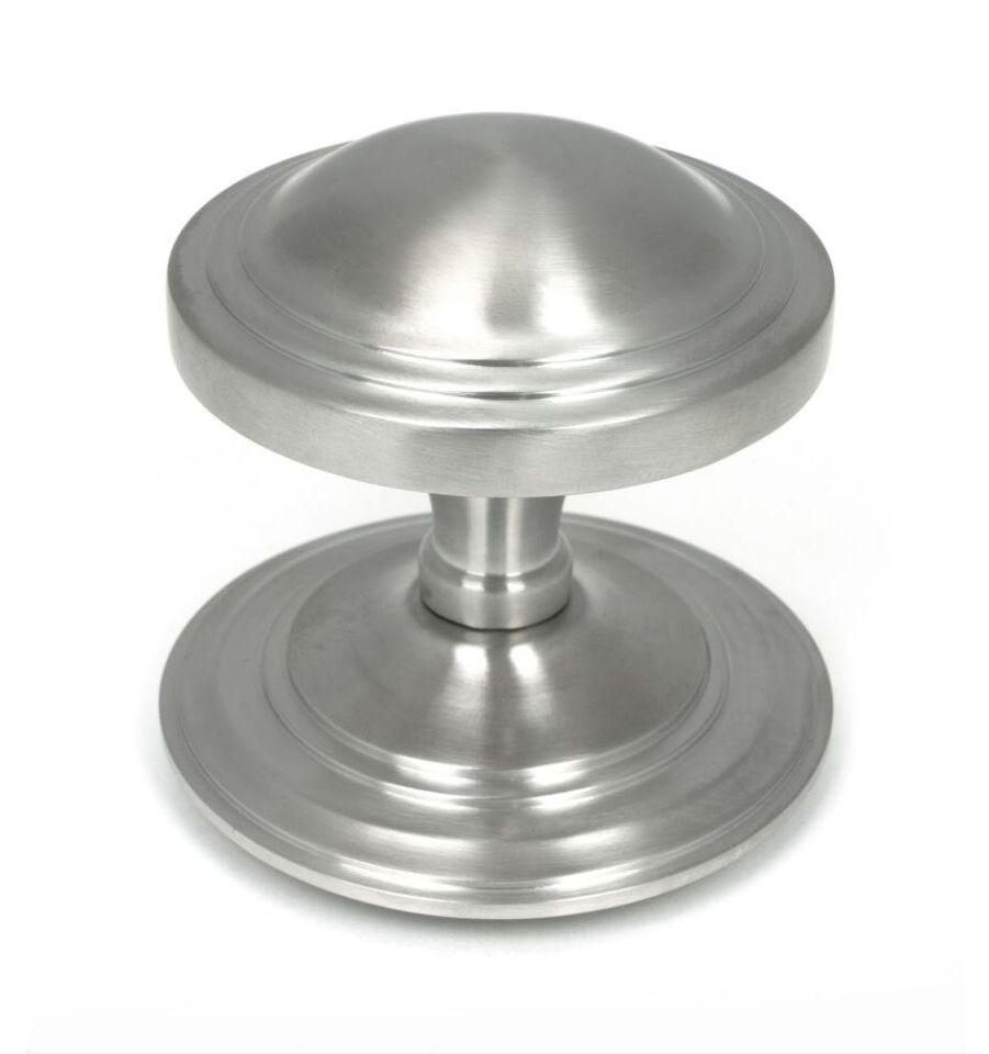 From The Anvil Satin Marine SS (316) Art Deco Centre Door Knob