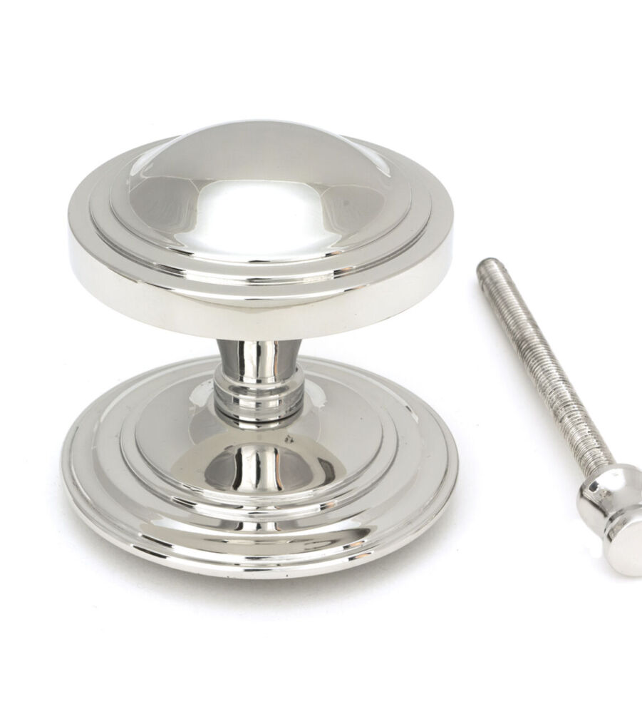 From The Anvil Polished Marine SS (316) Art Deco Centre Door Knob - Image 3