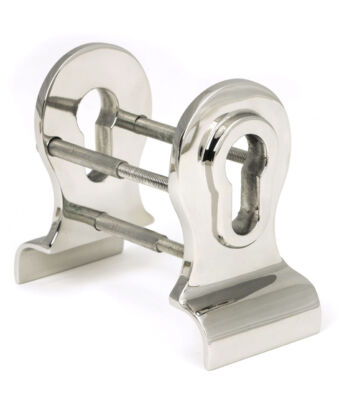 From The Anvil Polished Marine SS (316) 50mm Euro Door Pull (Back to Back fixings)