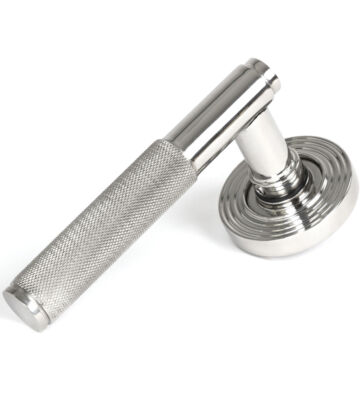 From The Anvil Polished Marine SS (316) Brompton Lever on Rose Set (Beehive)
