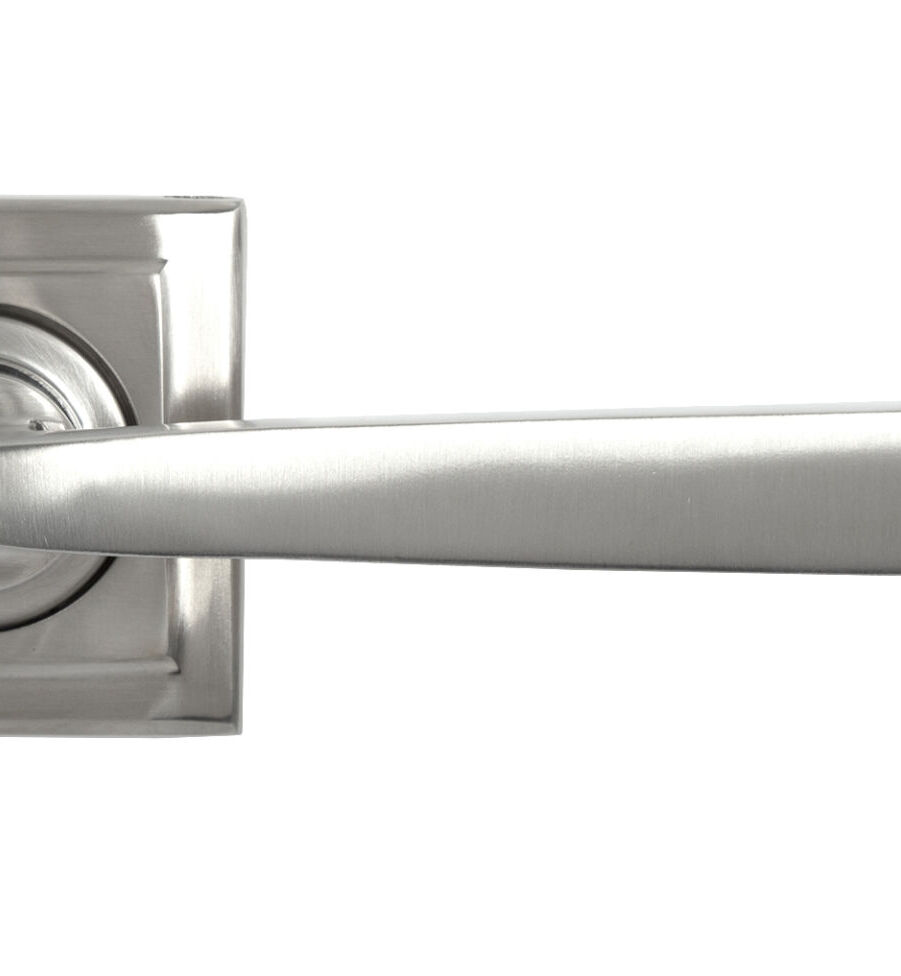 From The Anvil Satin Marine SS (316) Avon Round Lever on Rose Set (Square) - Image 3