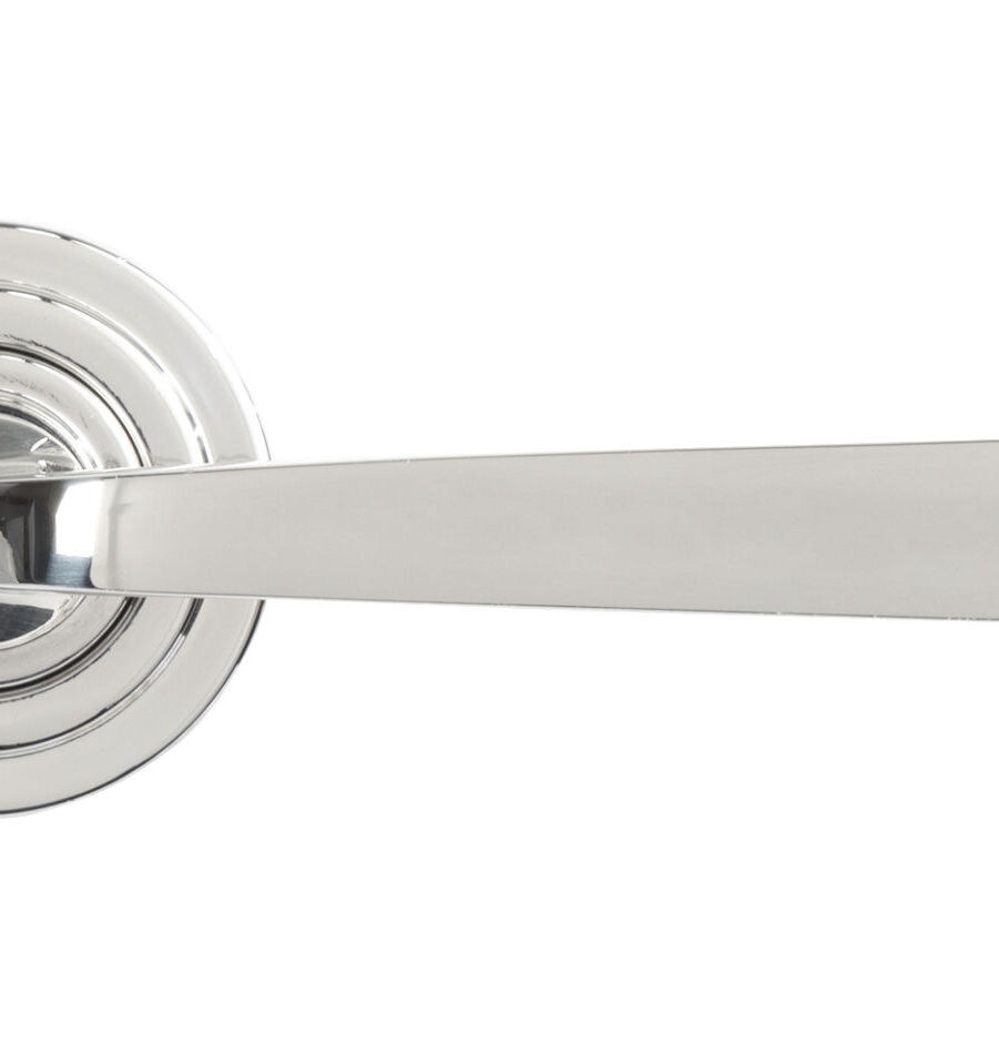 From The Anvil Polished Marine SS (316) Avon Round Lever on Rose Set (Art Deco) - Image 3