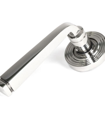 From The Anvil Polished Marine SS (316) Avon Round Lever on Rose Set (Beehive)