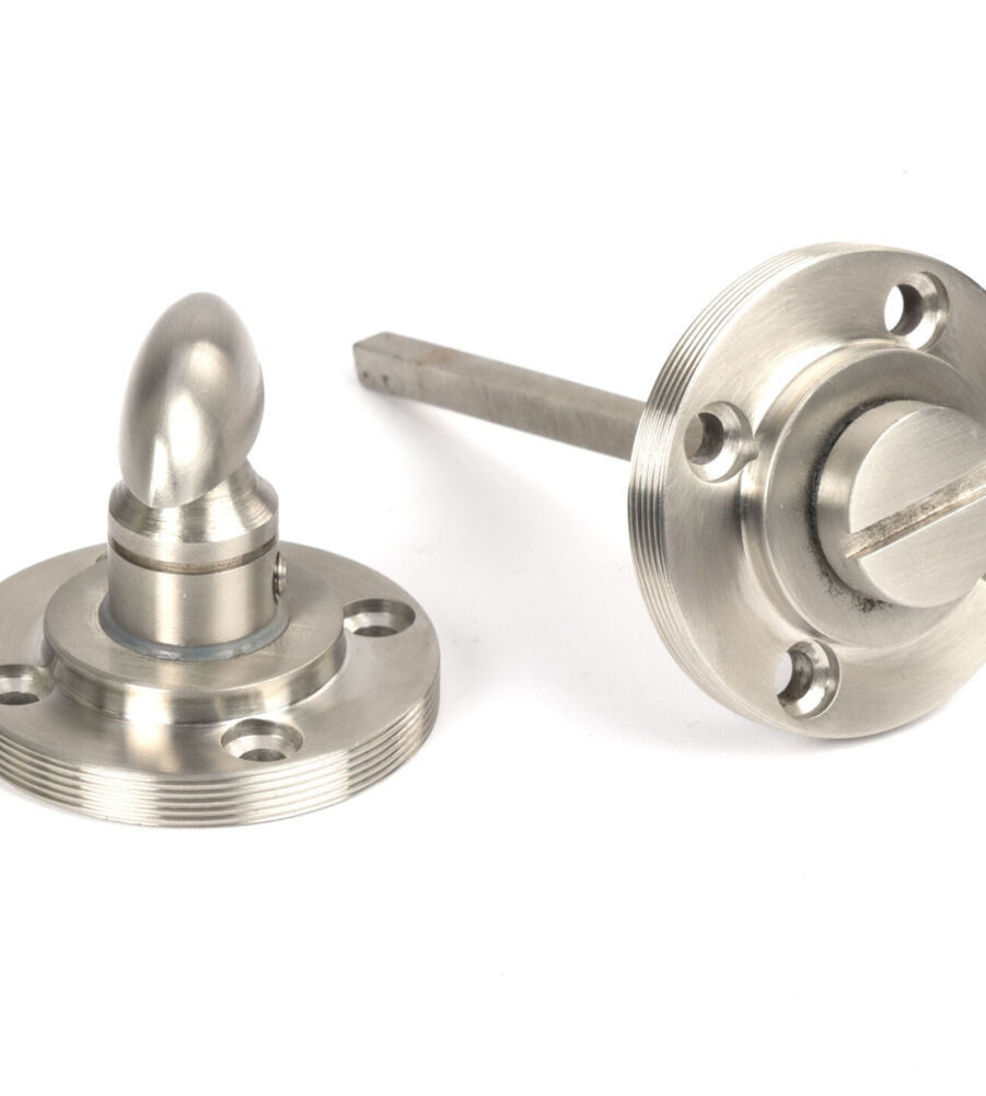 From The Anvil Satin Marine SS (316) Round Thumbturn Set (Plain) - Image 7