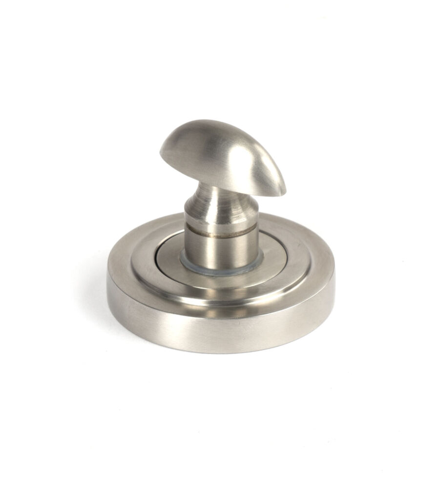 From The Anvil Satin Marine SS (316) Round Thumbturn Set (Art Deco) - Image 3