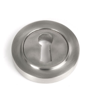 From The Anvil Satin Marine SS (316) Round Escutcheon (Plain)