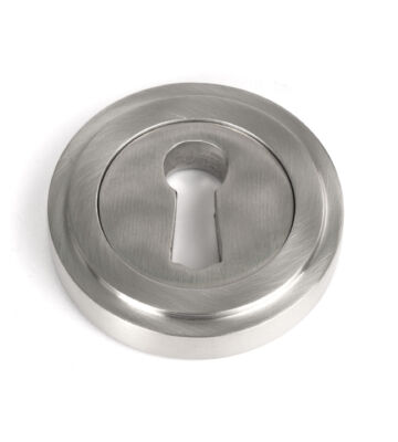 From The Anvil Satin Marine SS (316) Round Escutcheon (Art Deco)