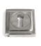 From The Anvil Satin Marine SS (316) Round Escutcheon (Square)