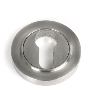 From The Anvil Satin Marine SS (316) Round Euro Escutcheon (Plain)