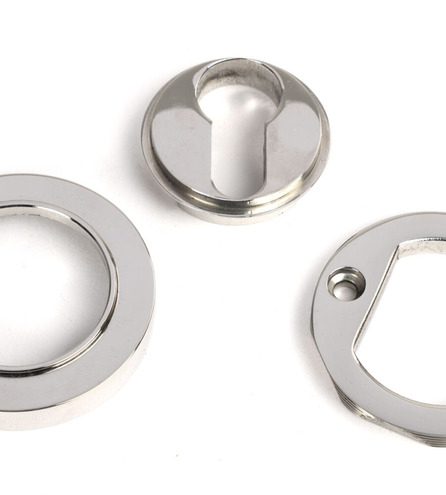 From The Anvil Polished Marine SS (316) Round Euro Escutcheon (Plain) - Image 4
