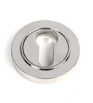 From The Anvil Polished Marine SS (316) Round Euro Escutcheon (Plain)