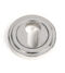 From The Anvil Polished Marine SS (316) Round Euro Escutcheon (Art Deco)
