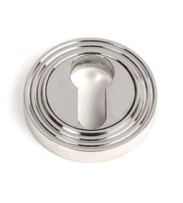 From The Anvil Polished Marine SS (316) Round Euro Escutcheon (Beehive)