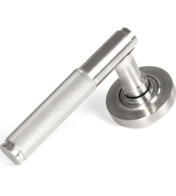 From The Anvil Satin Marine SS (316) Brompton Lever on Rose Set (Plain) – Unsprung