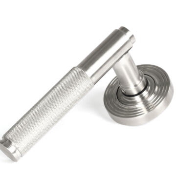 From The Anvil Satin Marine SS (316) Brompton Lever on Rose Set (Beehive) – Unsprung