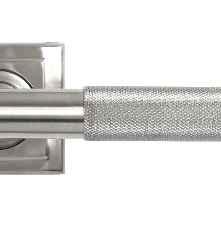 From The Anvil Satin Marine SS (316) Brompton Lever on Rose Set (Square) - Unsprung - Image 3