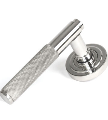From The Anvil Polished Marine SS (316) Brompton Lever on Rose Set (Art Deco) – Unsprung